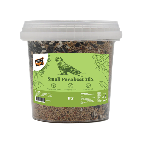 Extra Select Mixed Parakeet Seed Bucket 1ltr