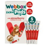 Webbox Lick-e-Puds with Strawberry 75g