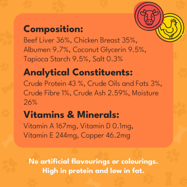 Pet Munchies Liver & Chicken Training Treats 50g