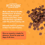 Pet Munchies Liver & Chicken Training Treats 50g