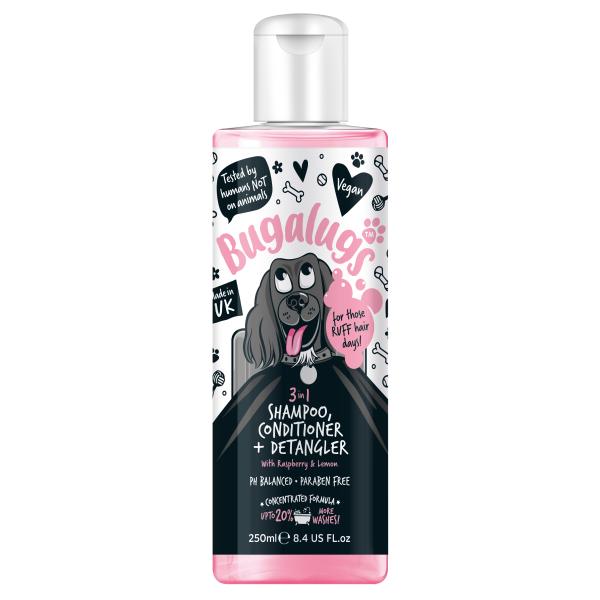 Bugalugs - 3 in 1 Shampoo, Conditioner + Detangler 250ml