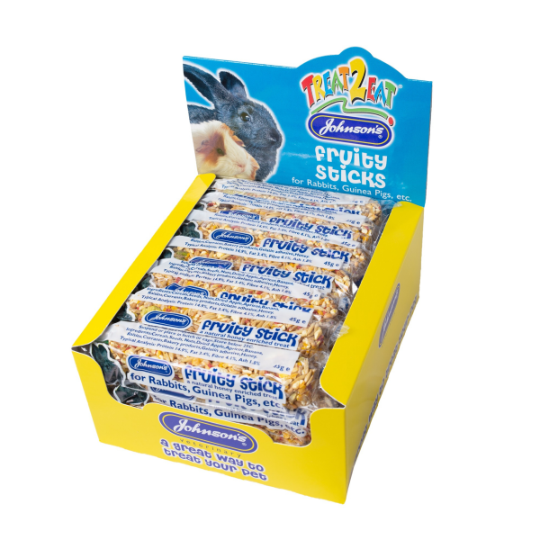 Johnson&rsquo;s Fruity Sticks for Rabbits 45g